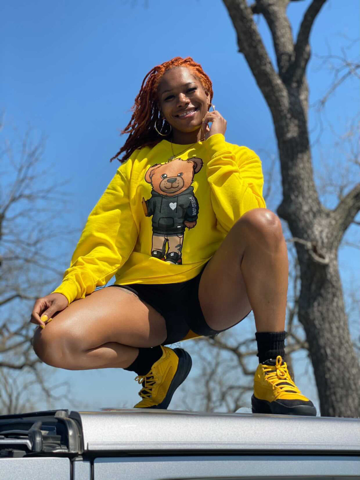 Spread Love Bear Crewneck Sweatshirt