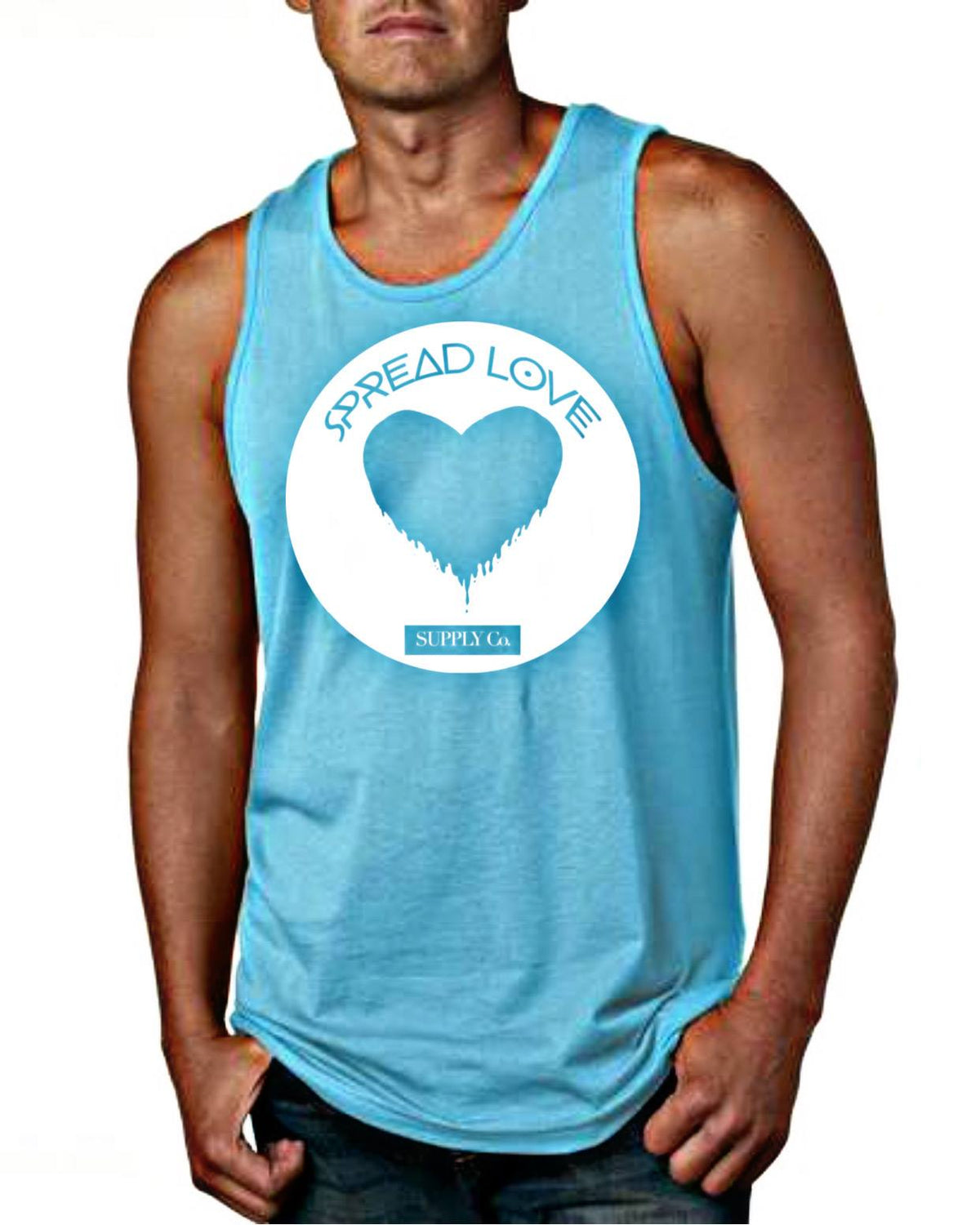 Spread Love Men&#39;s Big Logo Tank Top