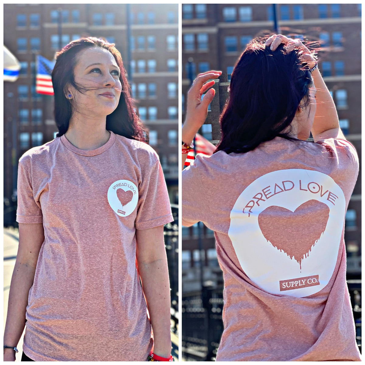 Spread Love Classic True Fit Tee (Desert Pink)