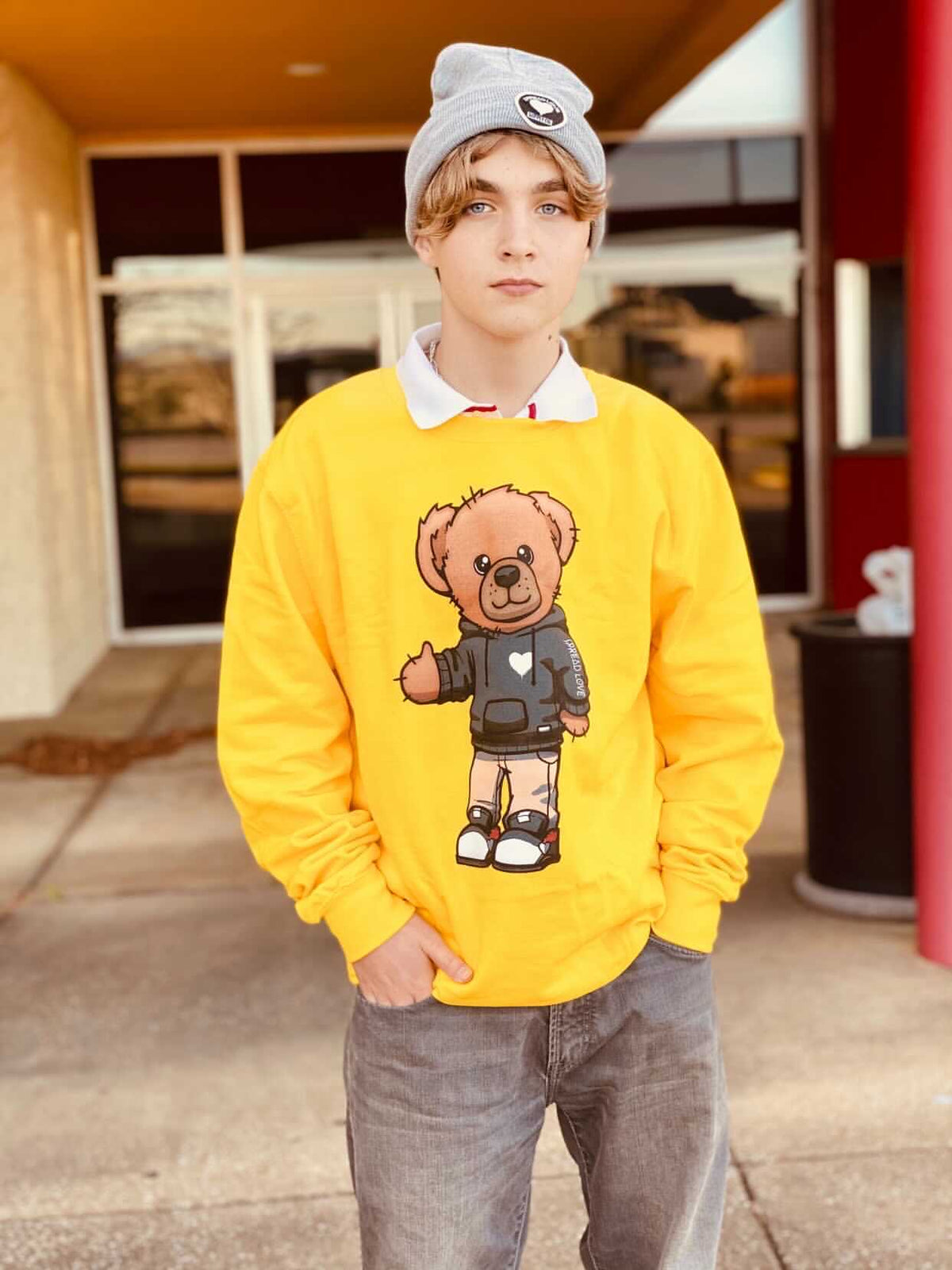 Spread Love Bear Crewneck Sweatshirt