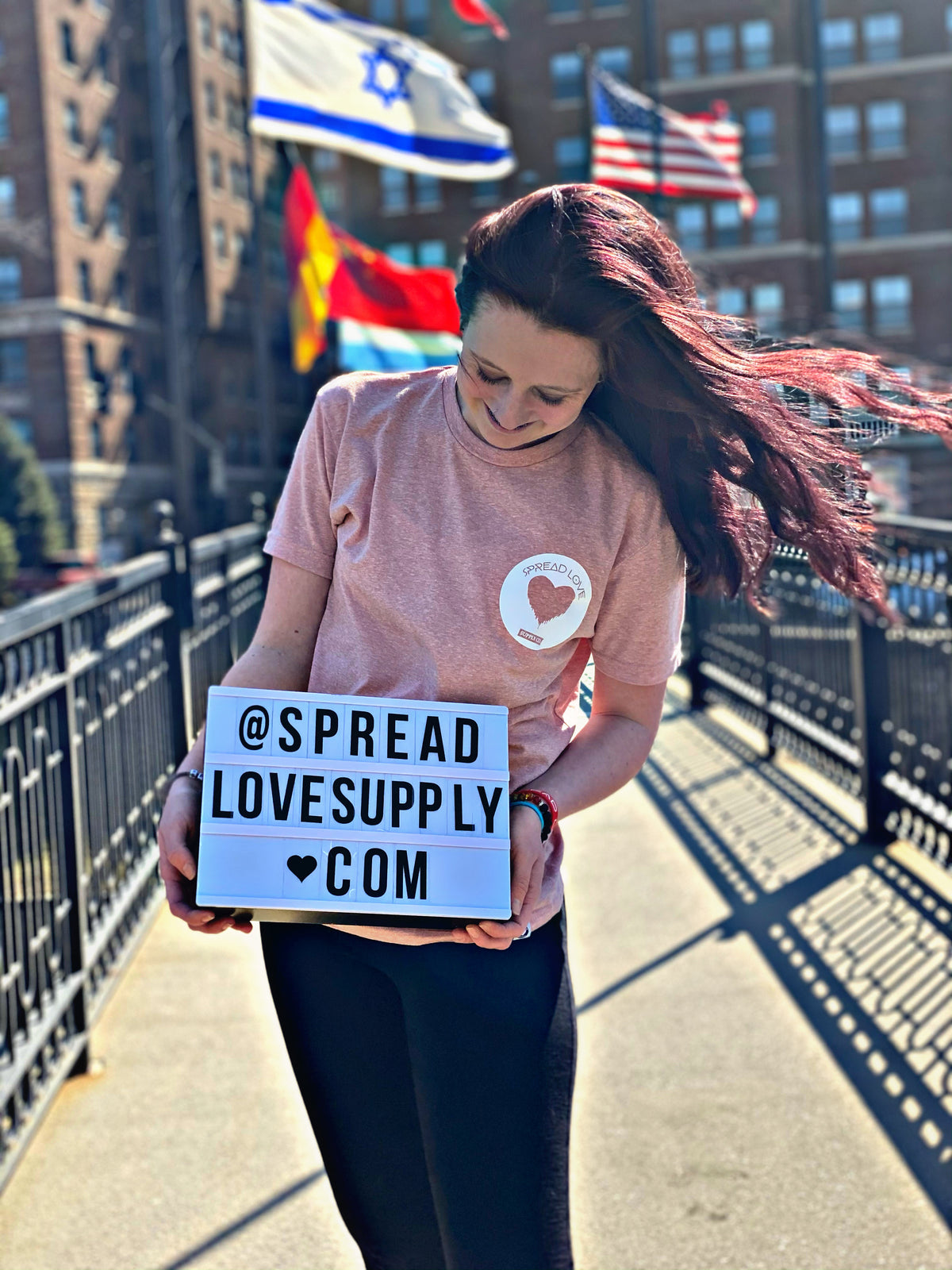 Spread Love Classic True Fit Tee (Desert Pink)