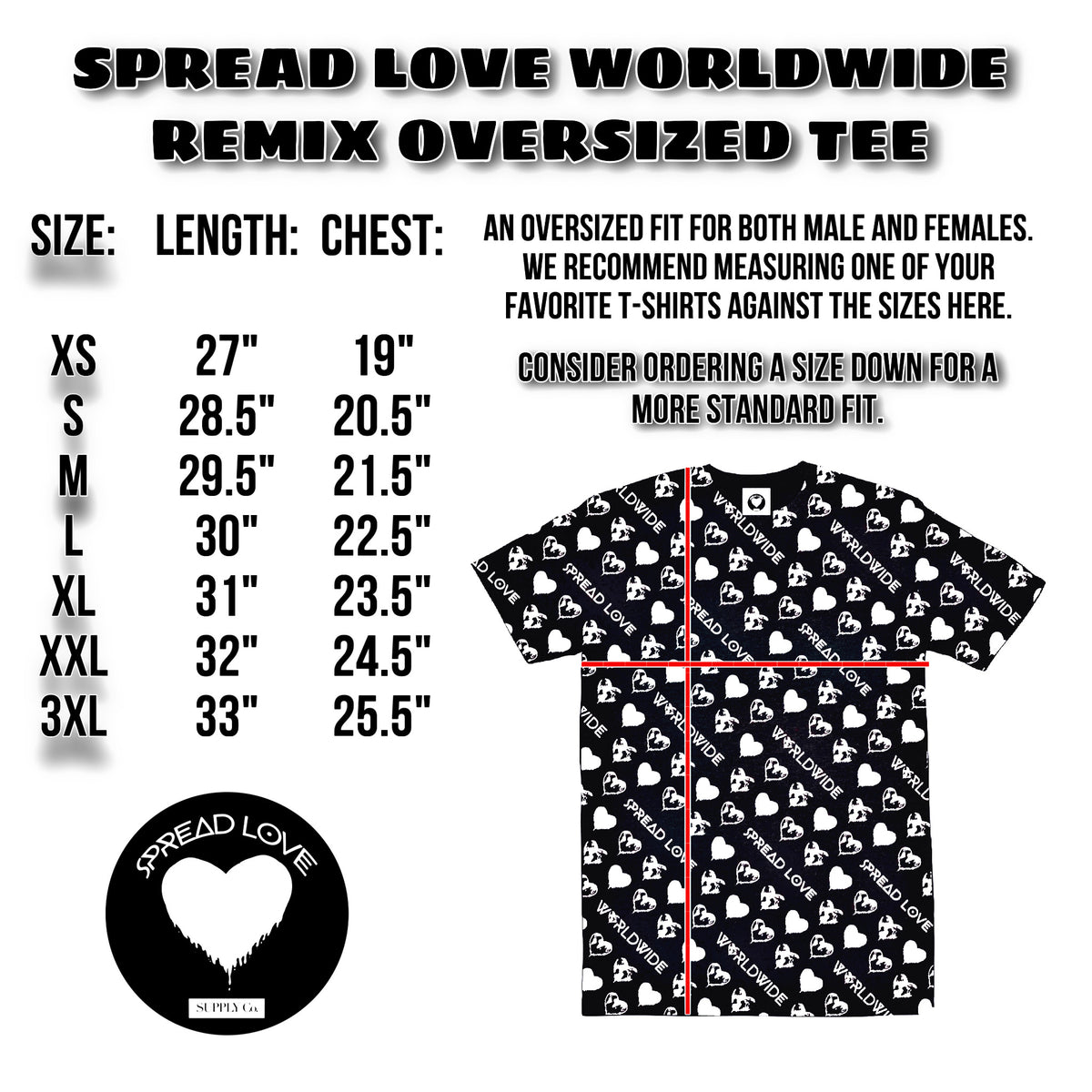 Spread Love Worldwide Tee