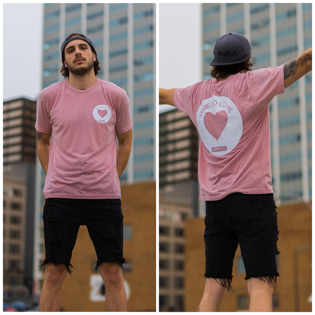Spread Love Classic True Fit Tee (Desert Pink)