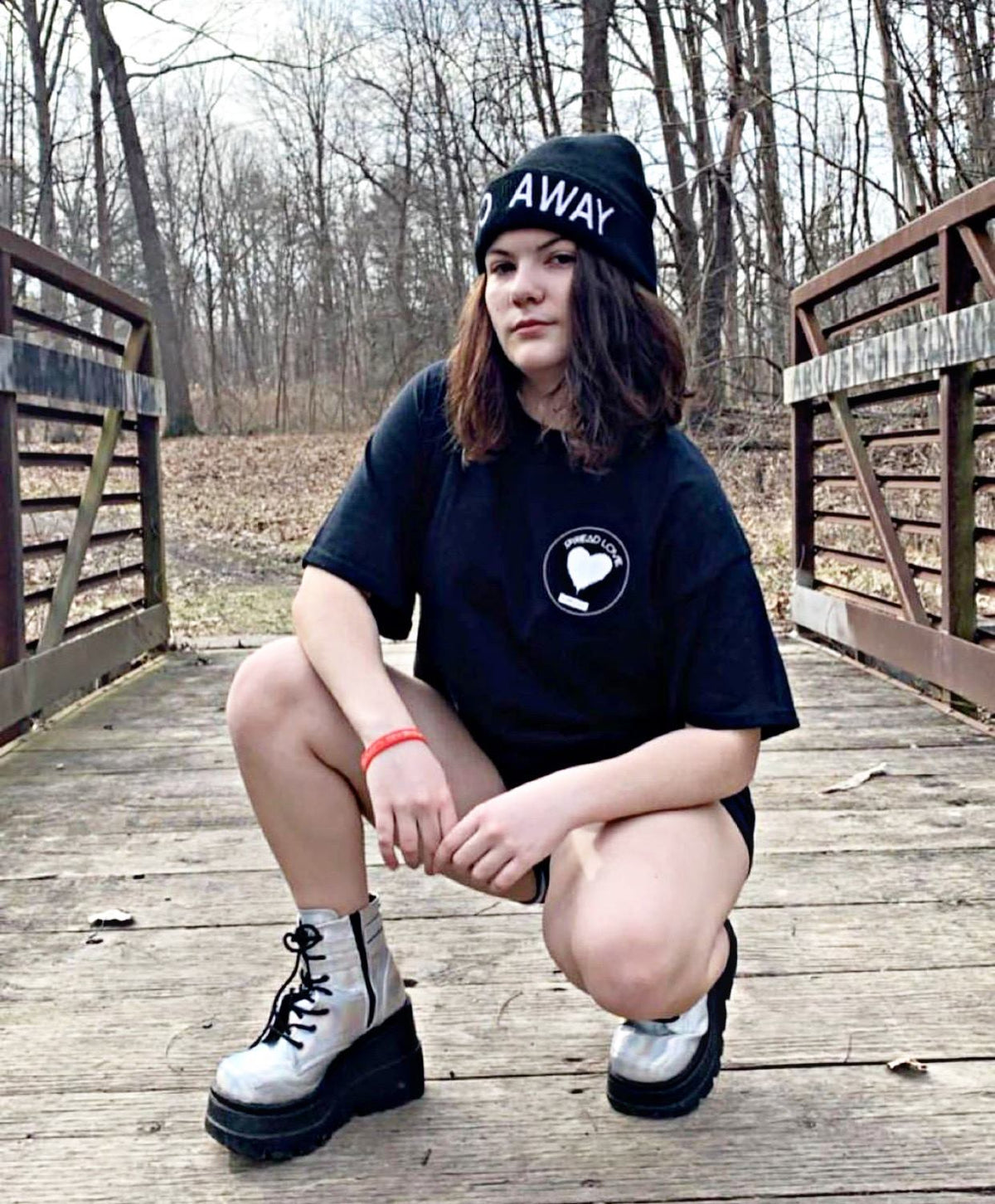 Spread Love Classic Graphic Tee (Black)