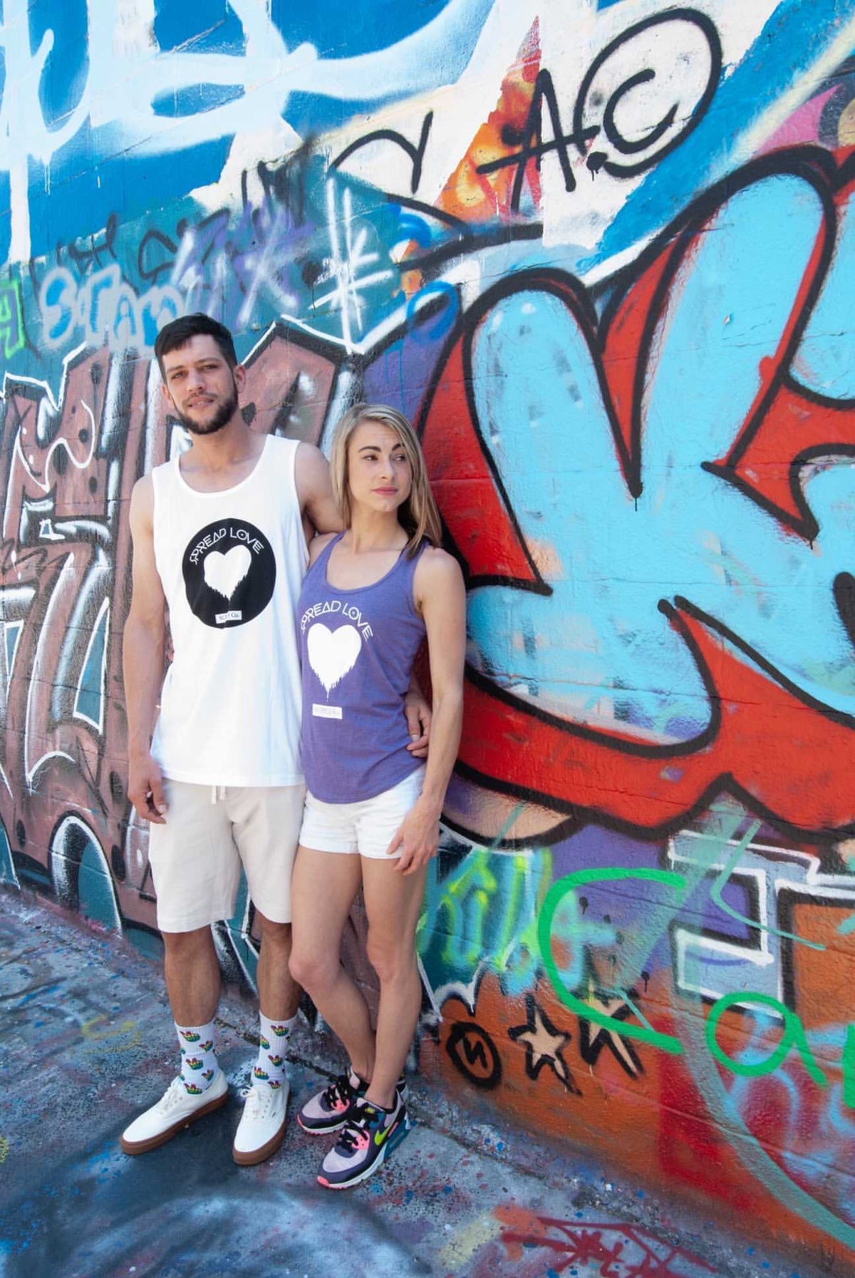 Spread Love Men&#39;s Big Logo Tank Top