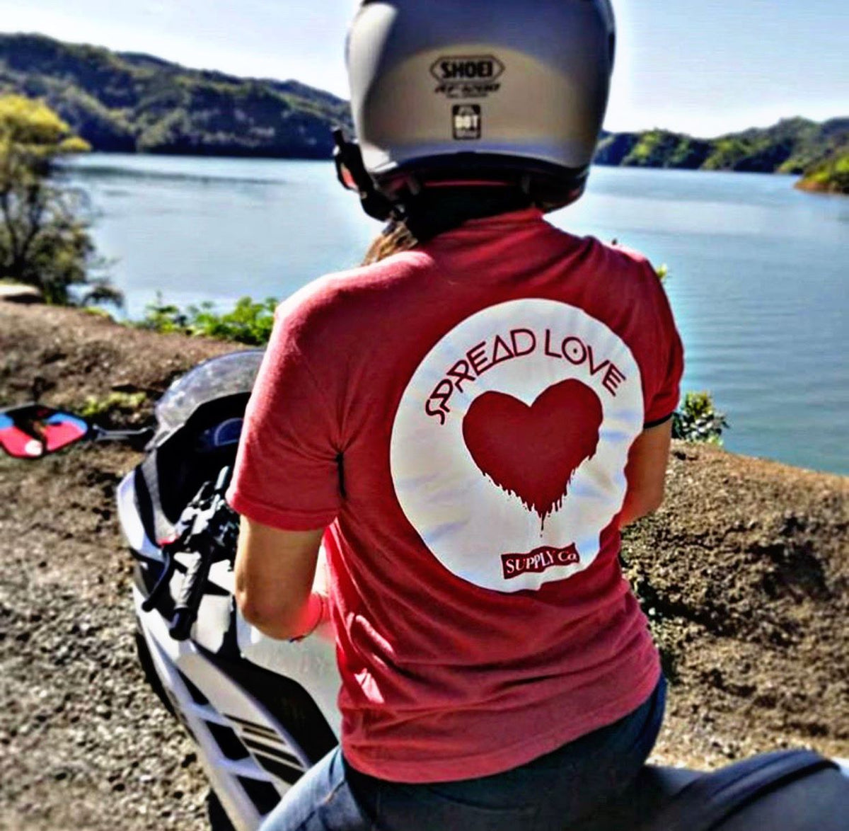 Spread Love Classic True Fit Tee (Vintage Red)