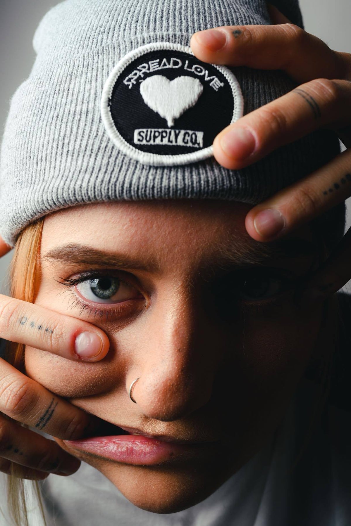 Spread Love Knit Cuffed Beanie