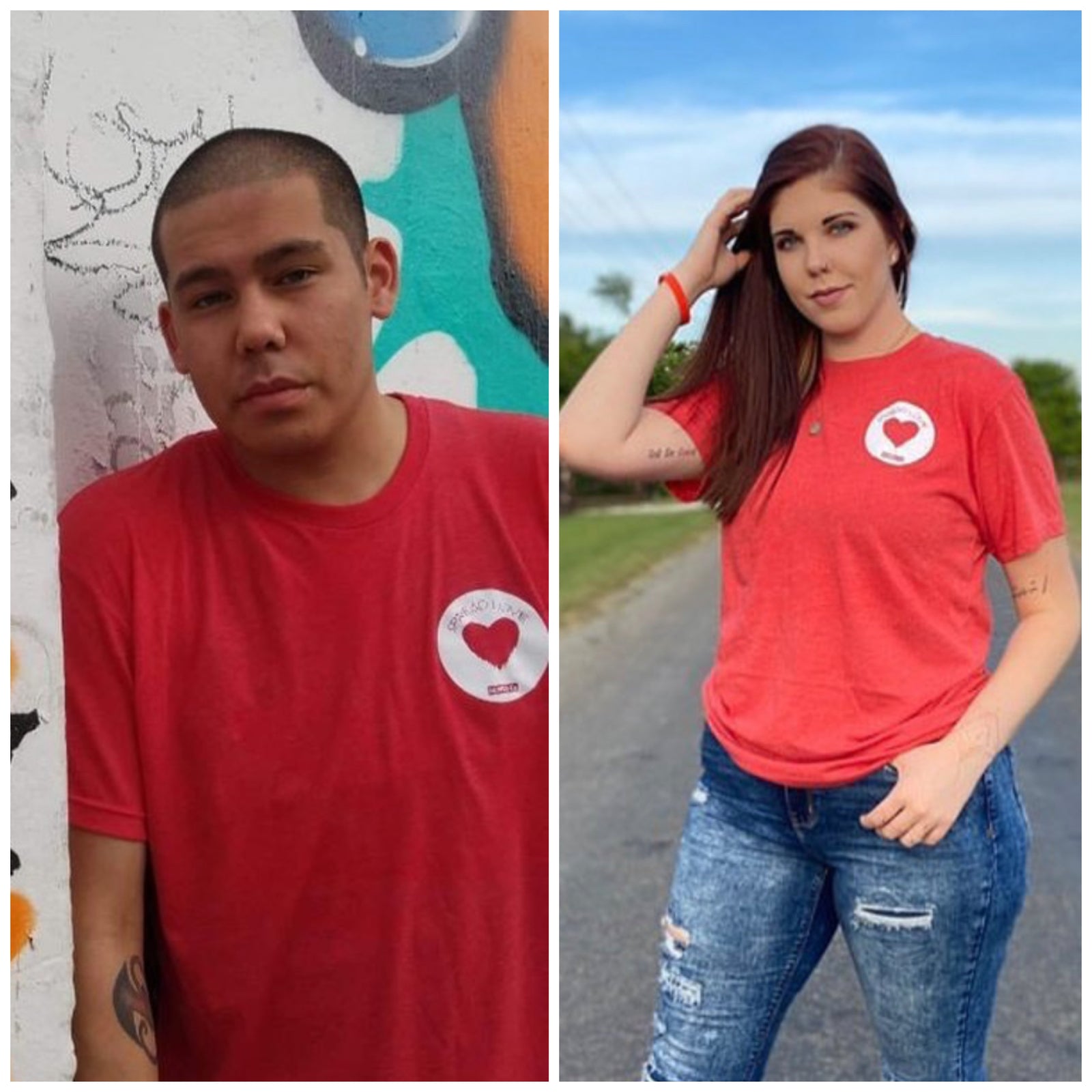 Spread Love Classic True Fit Tee (Vintage Red)