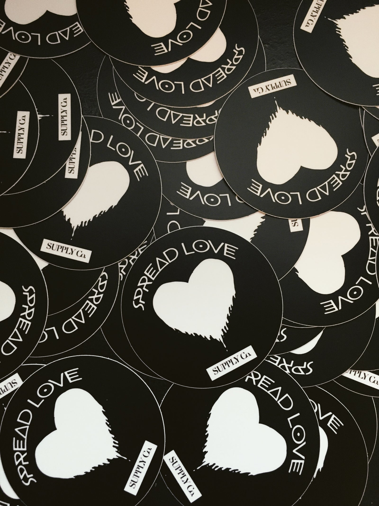Spread Love Supply Co. Big 3" Logo Stickers
