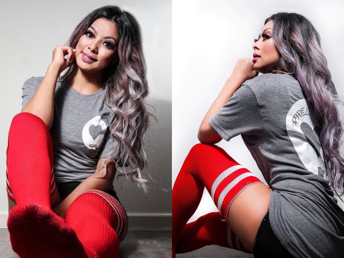 Spread Love Classic True Fit Tee (Heather Grey)