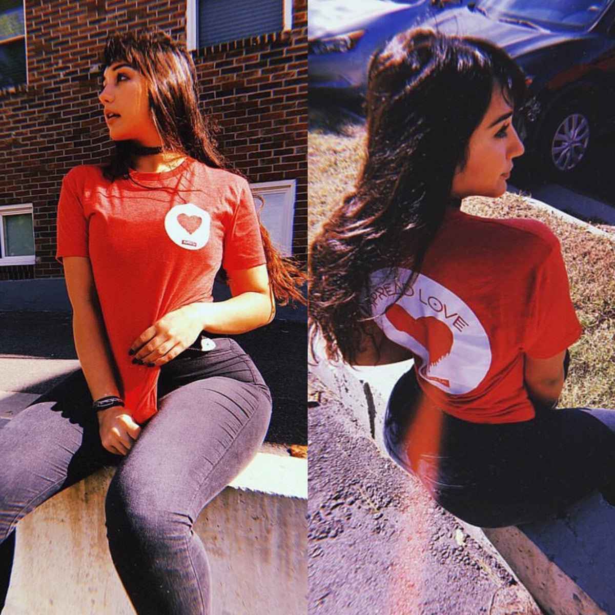 Spread Love Classic True Fit Tee (Vintage Red)