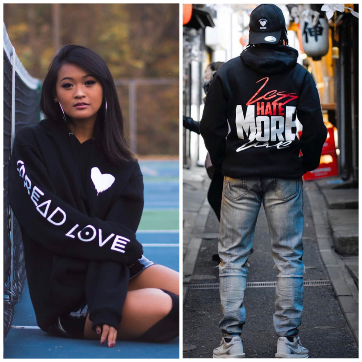 &quot;Less Hate MORE LOVE&quot; Hoodie