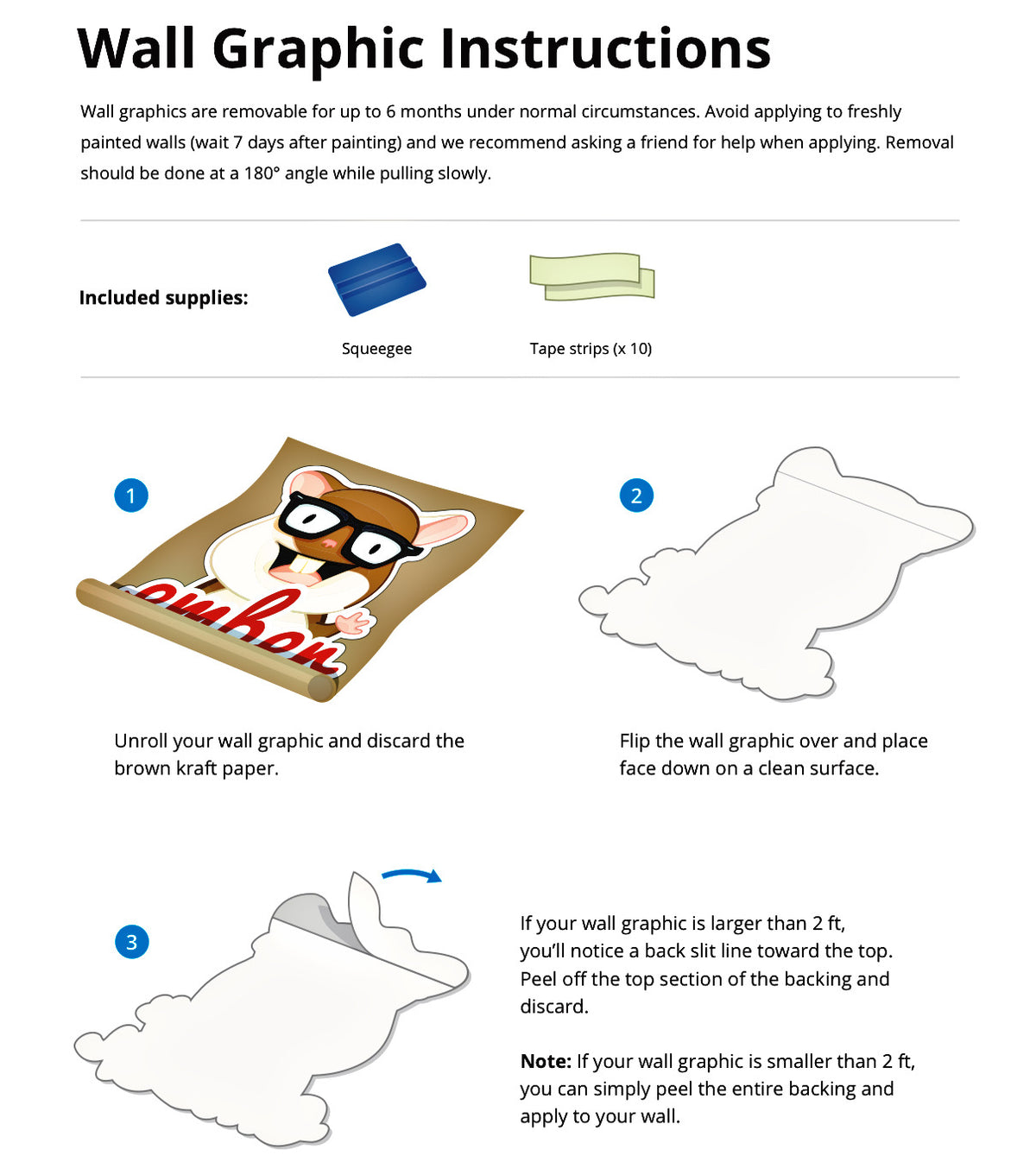 Spread Love Supply Co. Logo Wall Sticker Graphic (2&#39; x 2&#39;)