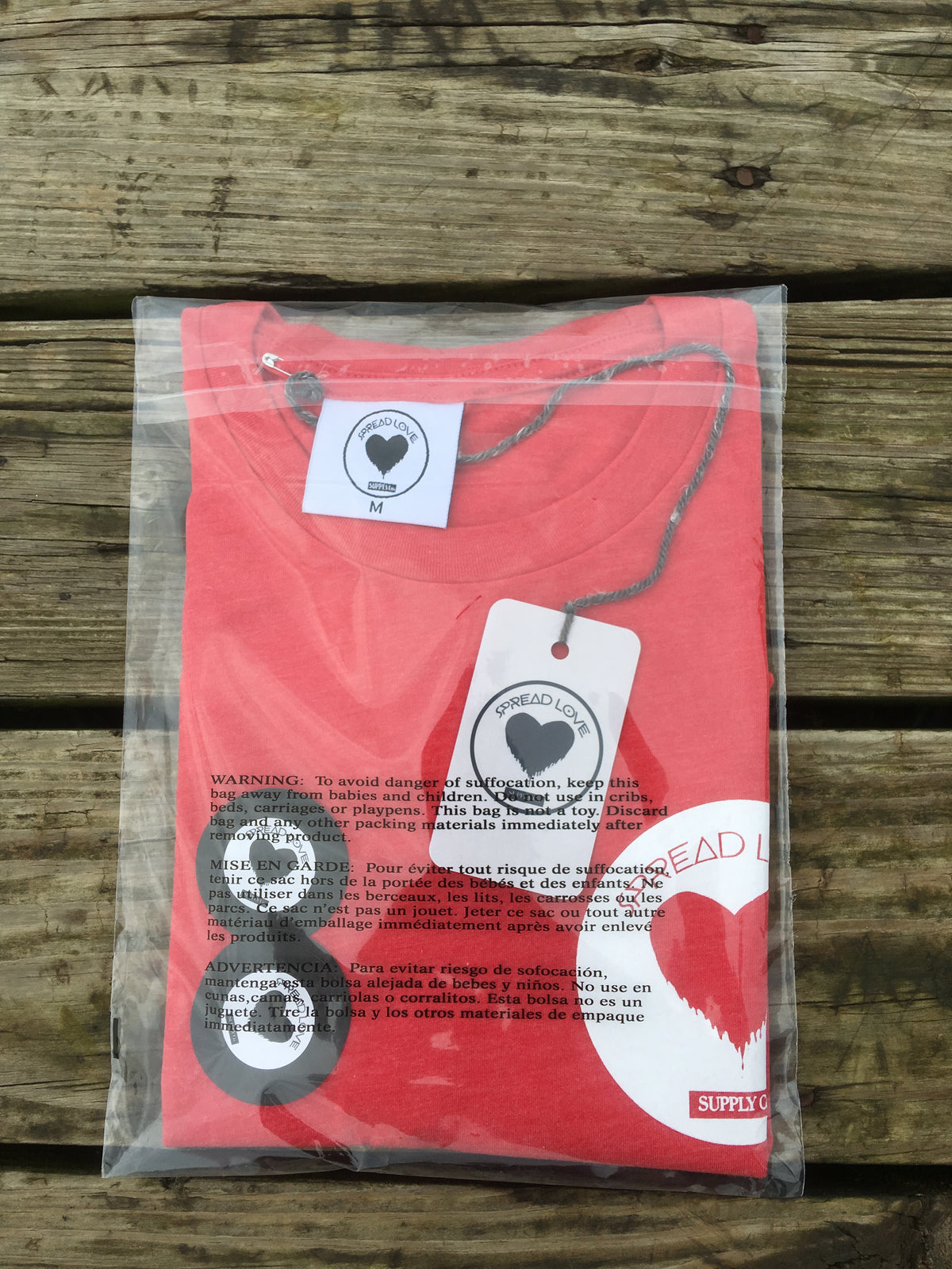 Spread Love Classic True Fit Tee (Vintage Red)