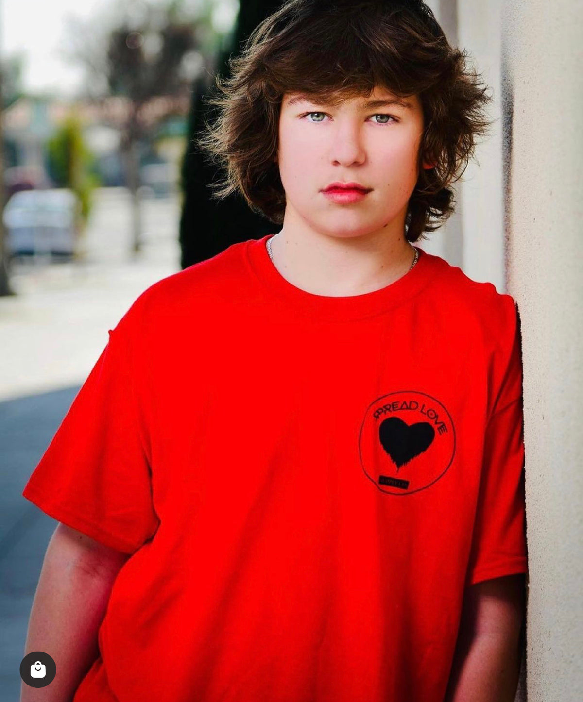 Spread Love Classic Graphic Tee (Red)