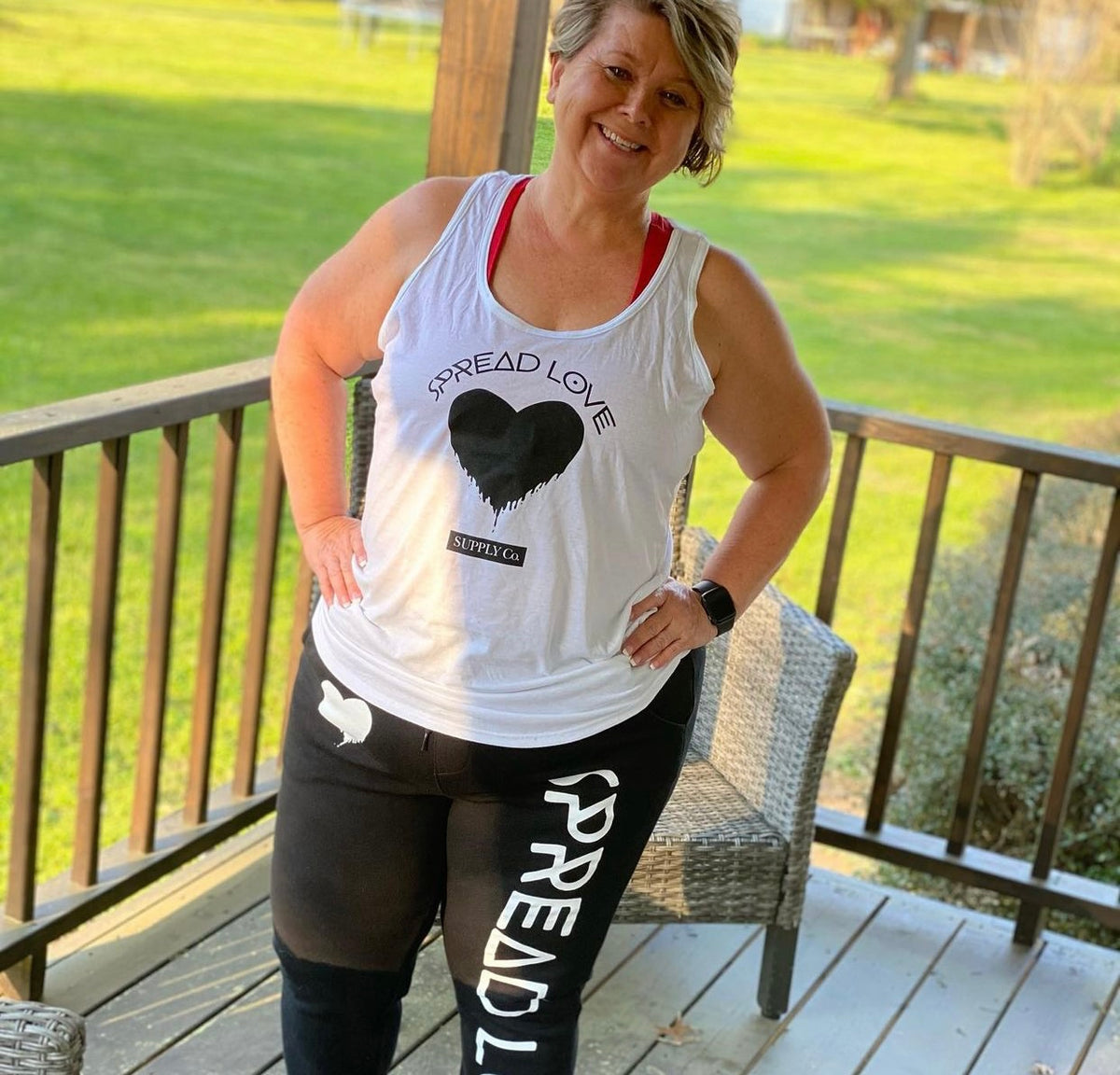 Spread Love Women&#39;s Big Logo Tank Top