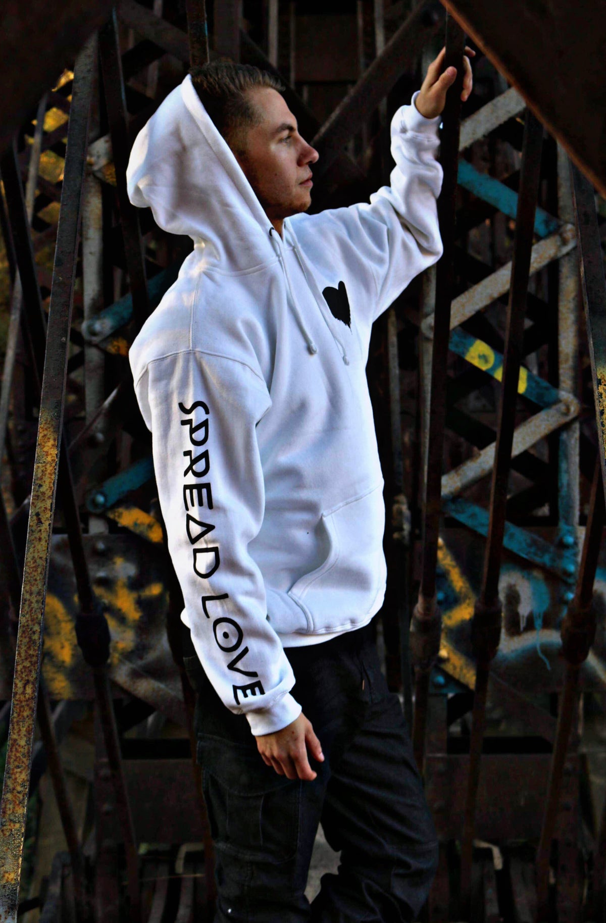 &quot;Less Hate MORE LOVE&quot; Hoodie