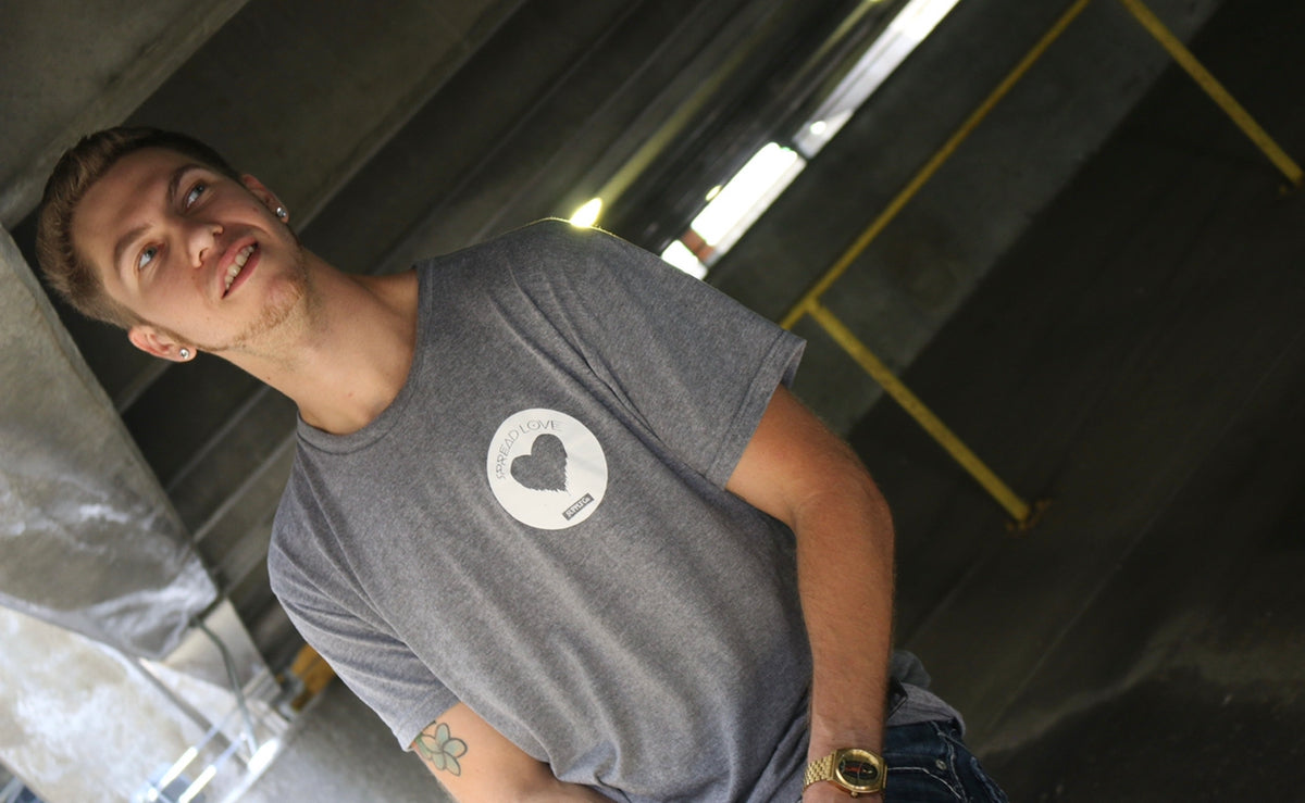 Spread Love Classic True Fit Tee (Heather Grey)